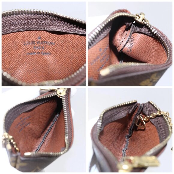 LOUIS VUITTON Monogram Pochette Cles Coin Purse M60033 LV Auth 147056 - Picture 15 of 16